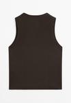 Футболка Massimo Dutti V-NECK SLEEVELESS, Brown - фото 5
