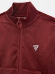 Толстовка с капюшоном на молнии GUESS, Wine Red - фото 3