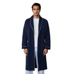 Хакетт Вафельный халат Hackett, синий - фото