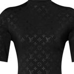 Топ FW25 женский LOUIS VUITTON, черный - фото 6