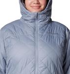 Columbia Womens Copper Crest II длинная куртка, Tradewinds Grey - фото 8