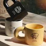 POP MART Керамическая кружка Trend-Based Products Yellow/Black/White 330 мл - фото 6