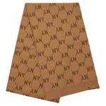 Нейлоновые вязаные шарфы Unisex MLB, коричневый - фото 5