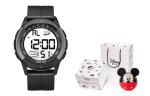 Disney Часы Electronic Movement Silicone Strap Watch Unisex Gray Dial - фото 2