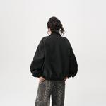 Парка Unisex Lapel Moderate NEVER RULE, черный (padded and thickened) - фото 8