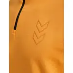 Лонгслив Hummel Active PL half zip, оранжевый - фото 5