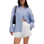 Lululemon Легкая плетеная оверсайз рубашка Women's White - фото 6