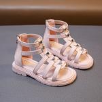 Детские сандалии с высоким берцем RHOBESAM, розовый - фото 3