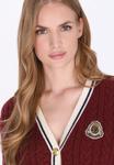 Кардиган DreiMaster Cardigan, Wine Red Navy Offwhite/Dark Red - фото 4