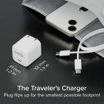 Зарядное устройство Plugable 30W GaN USB-C Wall Charger (White, 3-Pack) PS-30C1W-3X - фото 6