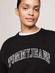 Толстовка Tommy Jeans VARSITY Loose fit, черный - фото 4