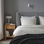 Пододеяльник и 2 наволочки, белые, 240х220/50х60 см Rundhagtorn IKEA - фото 3