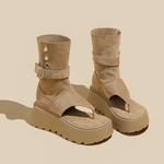 Римские сандалии женские A poinsettia princess, хаки - фото 3