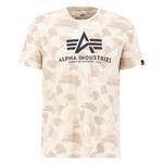 Футболка Alpha Industries Basic Camo, бежевый - фото