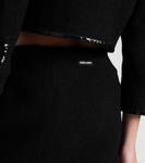 Мини-юбка из шерстяной смеси Miu Miu, черный - фото 4