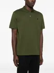 Поло с треугольным логотипом Prada, зеленый - фото 3