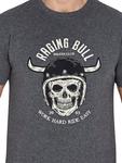 Футболка work hard ride easy Raging Bull, угольный - фото 4