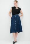 Джинсовая юбка BUTTONED - A-line skirt adL, темно-синий - фото 6