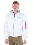 Демисезонная куртка ALPHA INDUSTRIES MA-1 D-Tec SE, White - фото 3