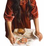 NORALEE Платье Аделин рубинового цвета - фото 5