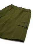 Шорты карго DSQUARED2 KIDS, зеленый - фото 3