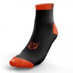 Носки Otso Multi-sport Low Cut Black&Fluo Orange, черный - фото