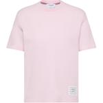 Футболка с коротким рукавом Four bar THOM BROWNE, розовый - фото