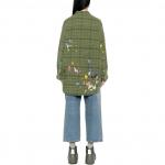 Рубашка с эффектом брызг краски R13, зеленый - фото 4