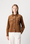 Блуза Marc O'Polo OVERSHIRT BOXY SHAPE MODERN DETAILS, Warm Brown/Camel - фото 3