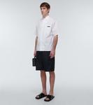 Замшевые сандалии Prada, черный - фото 2