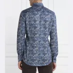 Рубашка узкого кроя Stenströms, синий - фото 2