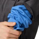 Платье плиссированное на кулиске MIU MIU, серый - фото 5