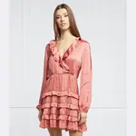 Атласное платье Ardea Pinko, красный - фото 2