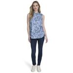 Женская однотонная безрукавка-туника на пуговицах Nautica - фото 5