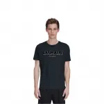 Футболка с принтом логотипа BALMAIN, черная - фото 3