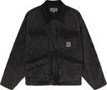 Куртка Stussy Distressed Canvas Shop 'Black', черный - фото