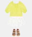 Льняная блузка Anastide Bonpoint, желтый - фото 2