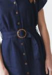 Платье-рубашка TATUUM, темно-синий - фото 4