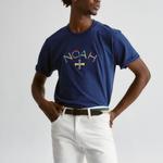 Футболка с вышитым логотипом Core NOAH, синий - фото 3