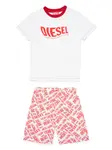 Пижама с логотипом Diesel Kids, белый - фото
