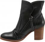 Балетки-ботильоны SoftWalk для женщин, Black - фото 3