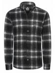 Рубашка дровосека фланелевая черно-белого цвета Rusty Neal - фото