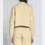 Укороченная толстовка Gcds, бежевый - фото 3