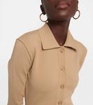 Вязаное платье-рубашка Tod's, Beige - фото 4