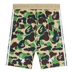 Леггинсы Adidas x BAPE FB 'Crew Green' - фото 2