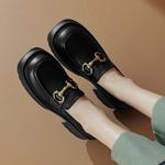 Лоферы женские низкие черный Cameido - фото 4