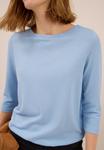 Топ Cecil Long sleeved top, Blau/Light Blue - фото 4