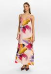 Платье макси BOTANICA SLIP Nümph, мультиколор - фото
