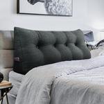 Подушка для спинки Vercart, 50x120 см, черный - фото 2