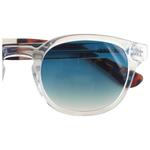 Солнцезащитные очки Otis Crystal Tortoise с синими градиентными линзами Moken Vision - фото 2